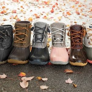 sperry women's saltwater pop outsole duck boot